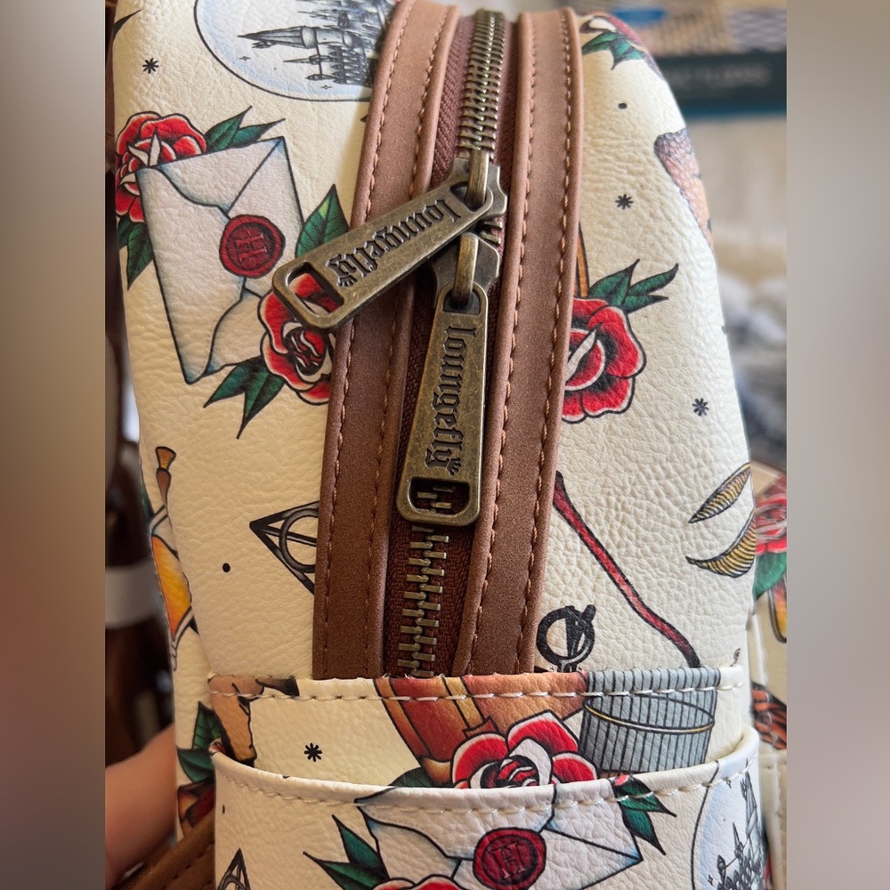 NWT Loungefly Harry Potter Magical Backpack - Picture 8 of 11